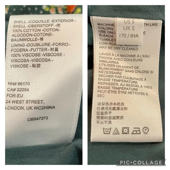 Laura Ashley x UO Maisy Mock Floral Mini Dress small - Picture 7 of 11